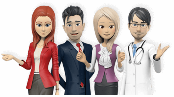 My website spokesperson 3d